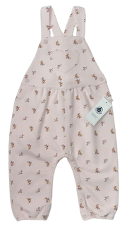Heart Pocket Floral Dungarees - NEW