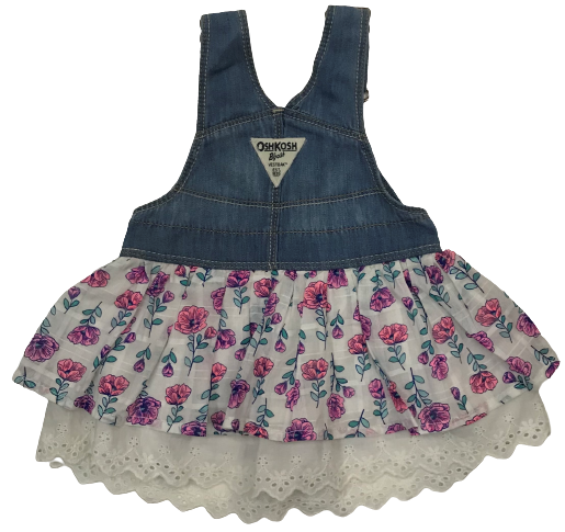 2-in-1 Dungaree Dress - NEW