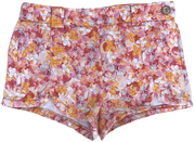 Floral Denim Shorts