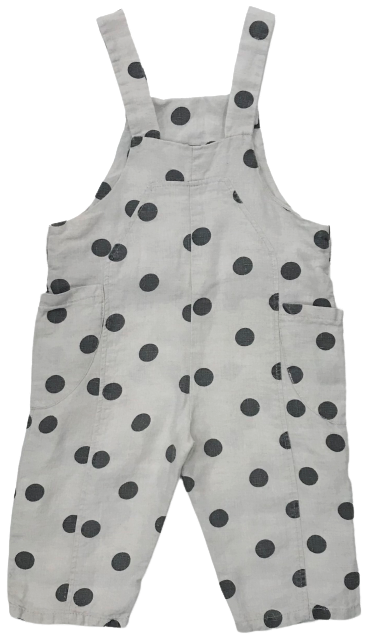Polka Dots Linen Jumpsuit