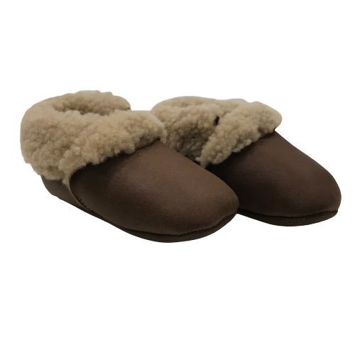 Booties with Faux Shearling
