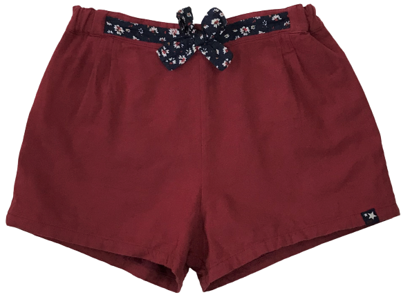 Lined Shorts with Belt