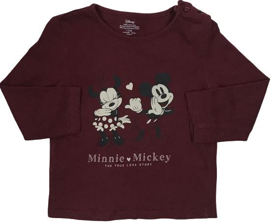 Printed T-shirt / Minnie & Mickey Mouse