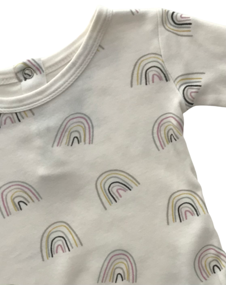 Rainbow Print Bodysuit
