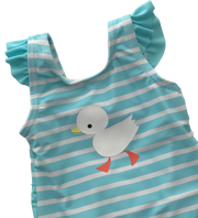 Duck Frill Swimsuit with Nappy