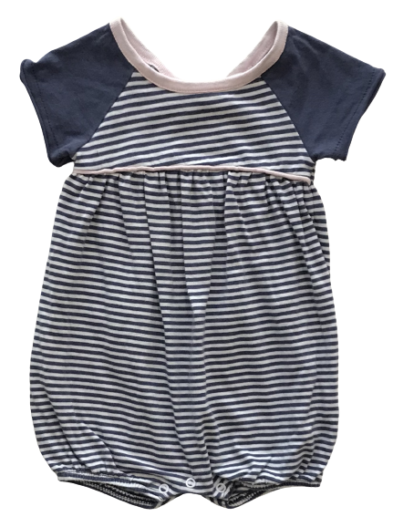 Striped Jersey Rompers