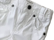 White Jeans with Tartan Cuffs
